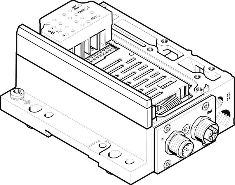 Festo VMPA-ASI-EPL-GU-4E4A-Z